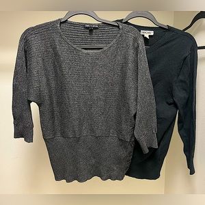 Cable & Guage sweater and Cherokee cardigan bundle